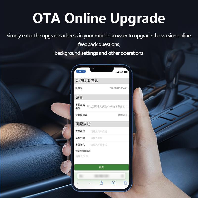 Беспроводной адаптер CarPlay Smart Mini Ai Box для Android/IOS, беспроводной ключ Carplay Plug and Play, USB-соединение, автомобильный адаптер