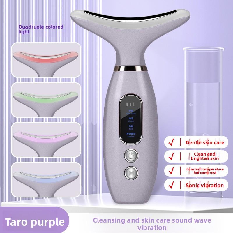 Массажер для шеи Уменьшение ширины шеи Уменьшение ширины носогубных складок Укрепление Улучшение контура лица Постоянная температура Горячий компресс Омоложение кожи