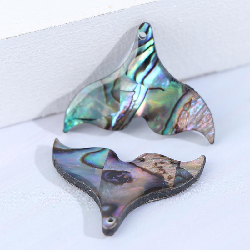5шт ракушка рыбий хвост подвески Очарование перламутровая ракушка для изготовления ювелирных изделий своими руками