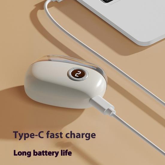 Electric Nail Clipper Polisher with LED Light 3-Speed Rechargeable 2-In-1 Automatic Fingernail File Baby Kids Adults Seniors Manicure Trimmer