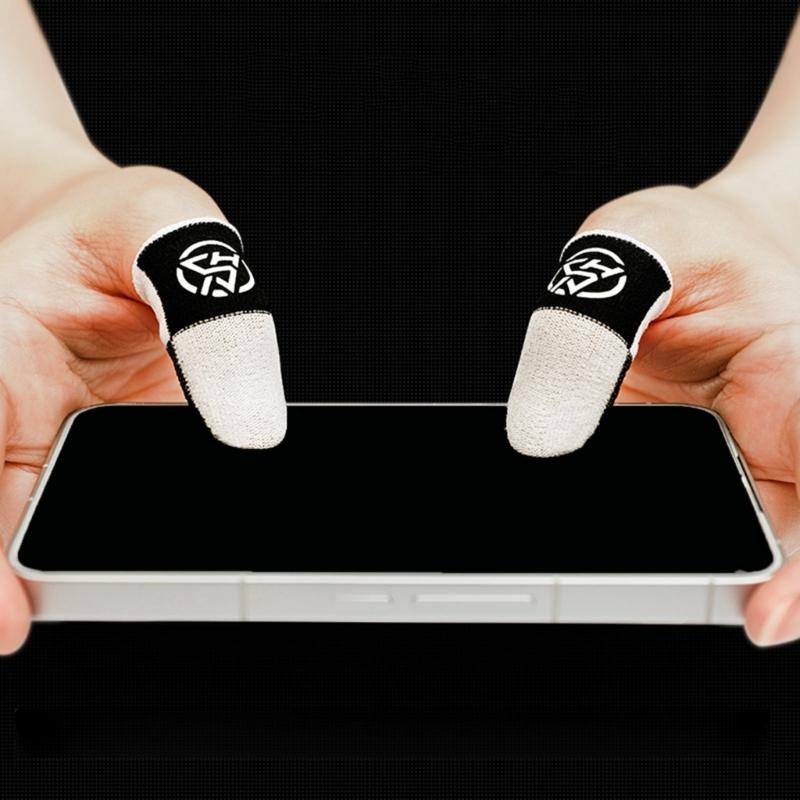 2x Дышащие Защитные Напальчники для Игр, Защищающие от Пота, с Эргономичной Прострочкой для Улучшения Игровых Результатов в Шутерах