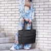Women's Bag Large Capacity Solid Color Tote Bag Versatile Handbag for Commuter Work Student Class Shopping Bag