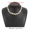 Tooxika Temperament Pearl Collarbone Chain Retro Elegant Bridal Wedding Necklace Women