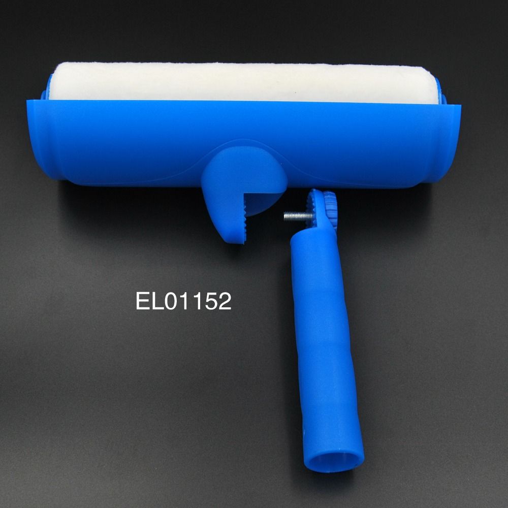 Plastic Splatter Shield 9-Inch with Adjustable Head Feature Paint Roller Most Extension Poles