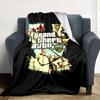 Grand Theft Auto Blanket Soft & Cozy Great for Sofa Chair Seaside All-Season Use Warmthful Decor Unique Gift for Family and Friends Camping