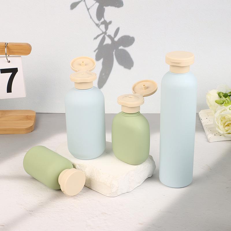 100ML-500ML Foaming Soap Dispensers Refillable Bottles Flip Lotion Bottles Avocado Green Plastic Shampoo Shower Gel