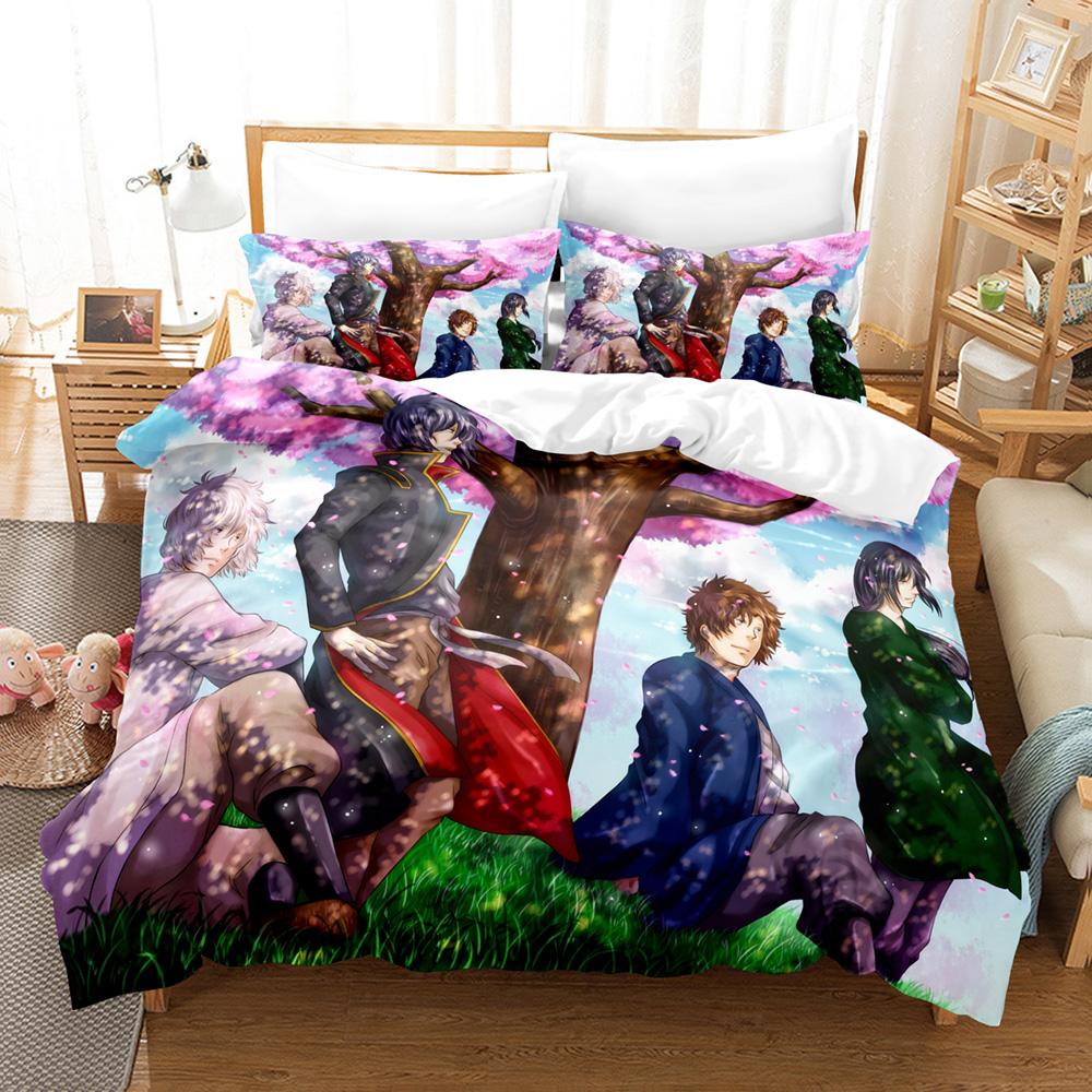 3D Anime Bedding Set For Adults And Children, Single,Twin, Full,Queen, King Size Bed Set,Duvet Cover,3D, Bedroom Bed Linens