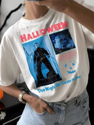 Halloween 1978 Michael Myers Movie Tshirt Vintage Horror Movie Tshirt John Carpenters Halloween Shirt Unisex Horror Fan Apparel