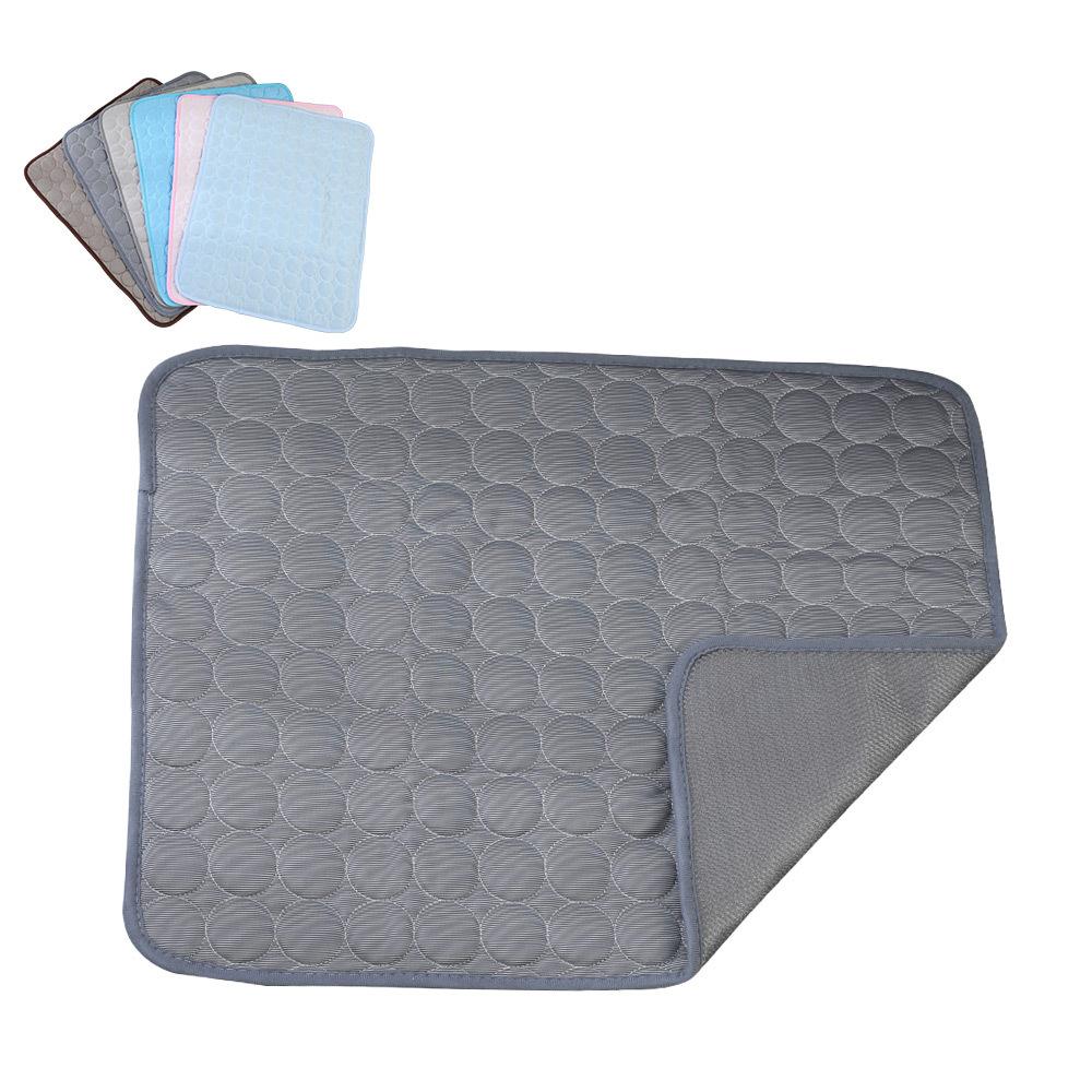 Ледяная подставка для домашних животных, летняя охлаждающая ледяная шелковая спальная подушка для дивана, подушка для домашних животных, анти-укус, ледяная подставка для собак, летняя охлаждающая подставка для кошек