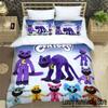 3D мультфильм S-улыбающиеся зверьки Постельные комплекты изысканный комплект постельных принадлежностей пододеяльник одеяло комплект постельного белья роскошный подарок на день рождения