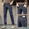 Шесть карманов джинсы мужские новые эластичные Slim tide бренд свободные прямые повседневные длинные брюки тренд