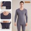 Мужской комплект термобелья с флисовой подкладкой - Очень толстый, сохраняющий тепло, идеален для осени и зимы, идеально подходит для людей среднего и пожилого возраста