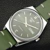 ВОССТАНОВЛЕННЫЕ ВИНТАЖНЫЕ МУЖСКИЕ ЧАСЫ SEIKO 5 AUTOMATIC JAPAN С ЗЕЛЕНЫМ ЦИФЕРБЛАТОМ a434689-2 R121-a434689