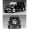 1/32 масштабная модель игрушечного автомобиля для Jeep Wrangler Rubicon, модель автомобиля из сплава, литая под давлением внедорожная игрушка со звуком и светом