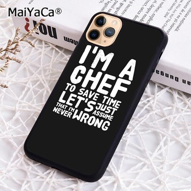 Чехол для телефона Baking Cook Chef для iPhone 5s SE 6 7 8 plus X XR XS 11 12 13 14 pro max Samsung Galaxy S21 S22