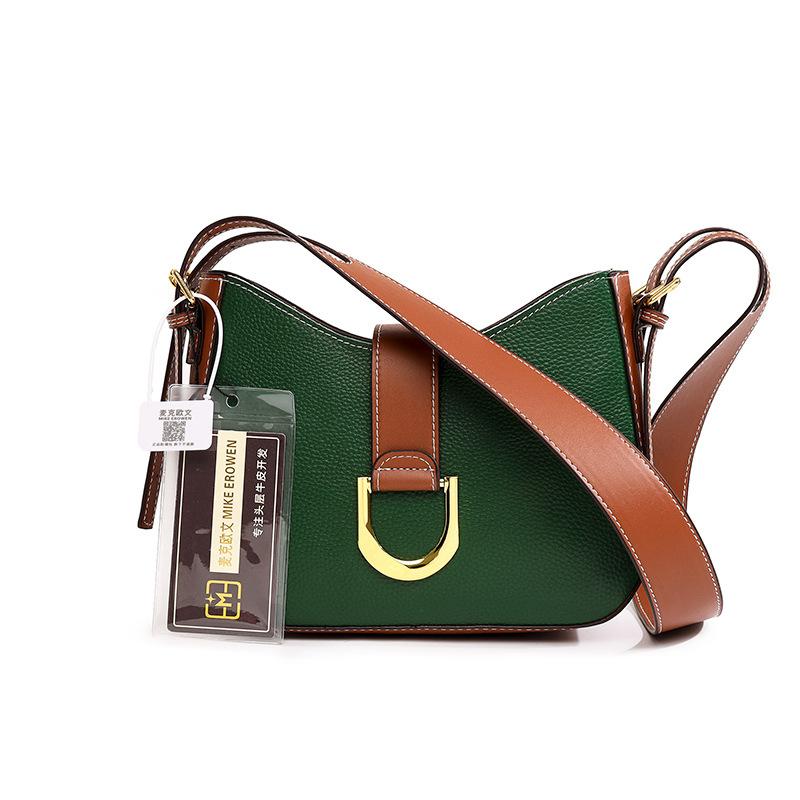 Мягкая кожаная женская сумка, первый слой, сумка-седло из коровьей кожи, модная простая сумка-мессенджер через плечо