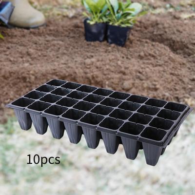 10 шт. лоток для рассады семян 21,2x11 дюймов многофункциональный полипропиленовый материал для садовых принадлежностей