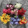 Lilies Realistic Multicolor 18 Stems Botanicals For Restaurant Floral Decor