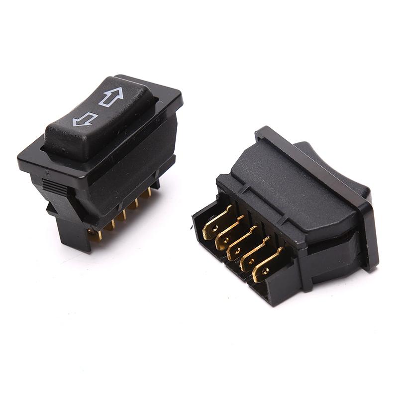 Dpdt Dc 12V 20A Универсальный Автомобильный Выключатель Стеклоподъемника 5 Штырей Черный