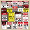 Funny Warning Sign Metal Sign Tin Sign Wall Decor No Trespassing Sign Metal Painting Wall Sticker Vintage Metal Tin Plate