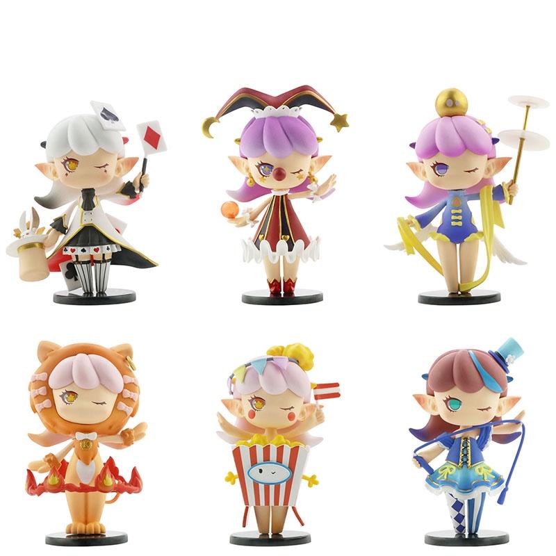 Exquisite Pvc Figure For Display Small Monster Amusement Park Circus Magician Model