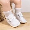Autumn/Winter Non-Slip Lace-Up Baby Boots with Rubber Sole