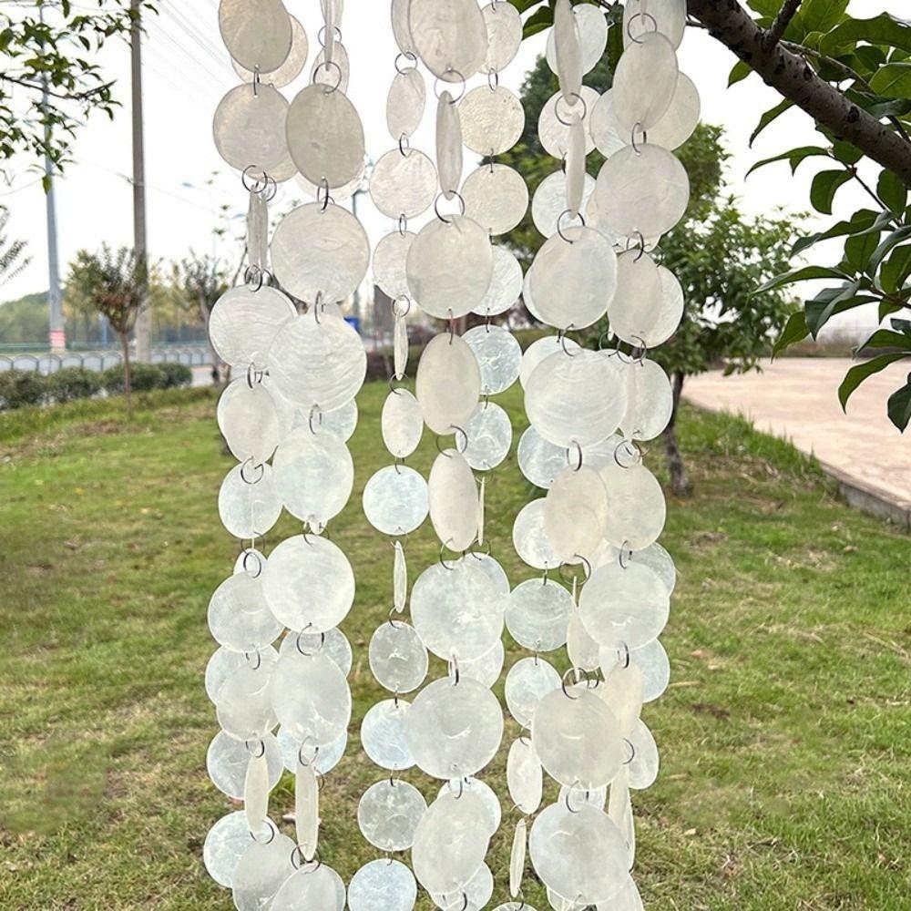 1 M/1.5 M DIY Shell Bead Strings Finished Bead Round Shell Decor Curtain  Household