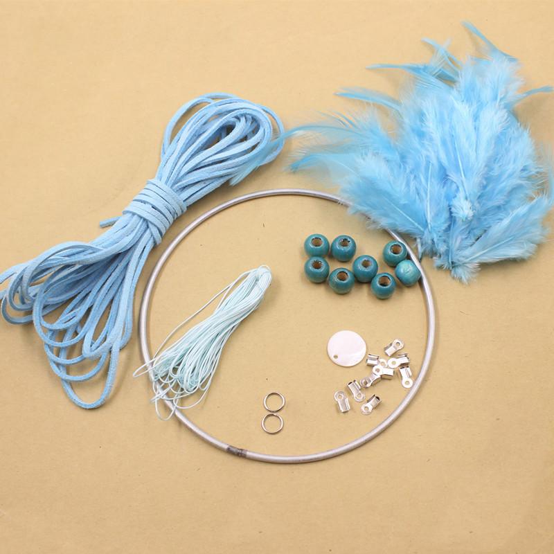 High-Quality DIY Dreaming Catchers Kits Art 4&Colors Fun-Fashionable Feather