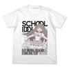 Nijigen Cospa Love Hasunozora Academy School Idol Club Fujishima Megumi Full Color Official Card Game WHITE M Size [Official] Live! Girls' T-Shirt
