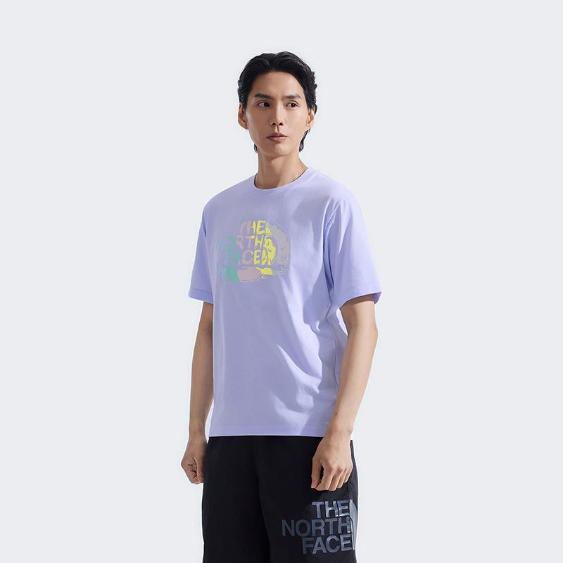 THE NORTH FACE Quick Dry T Shirts Unisex Blue Purple NF0A8GZ4-0VI