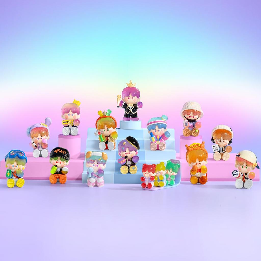 POP MART PINO JELLY Star Project Series Box 12 Pop Mart Gacha Gacha Figure Plastic Model Premium Toy Soft Vinyl Original Character Birthday Present