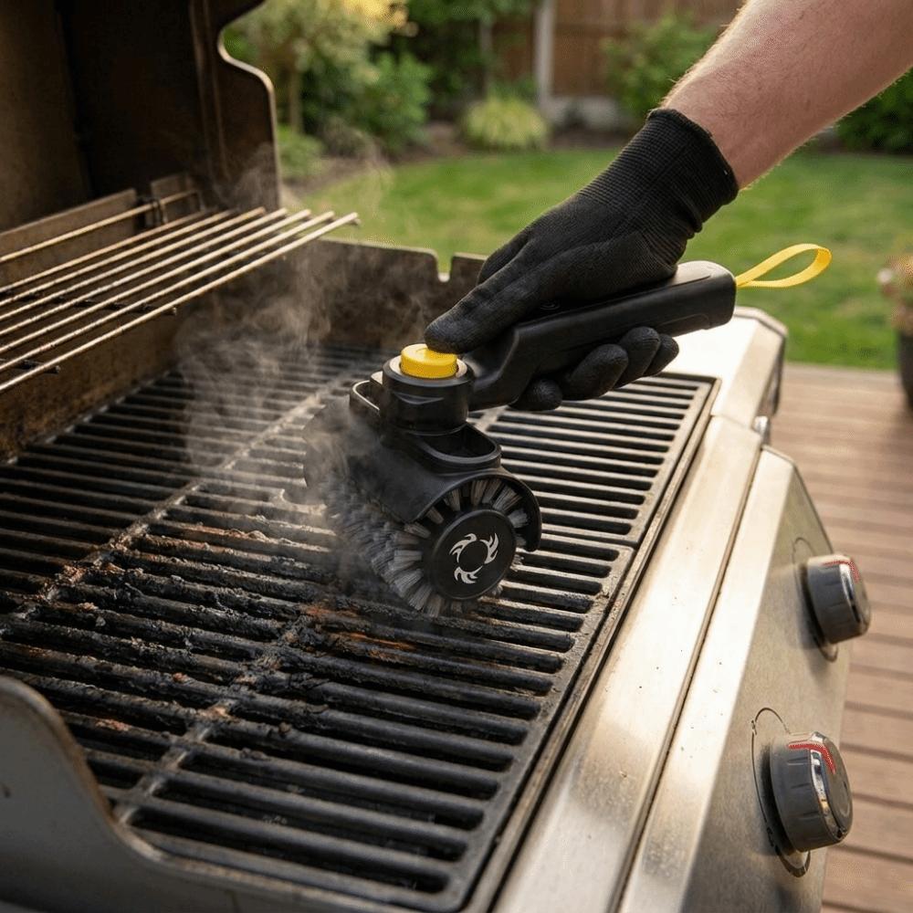 High Speed Wireless Electric Barbecue Brush Portable BBQ Barbecue Brush  BBQ Grates