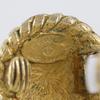CHANEL COCO Mark Earring vintage Plated Gold 16g Women Used