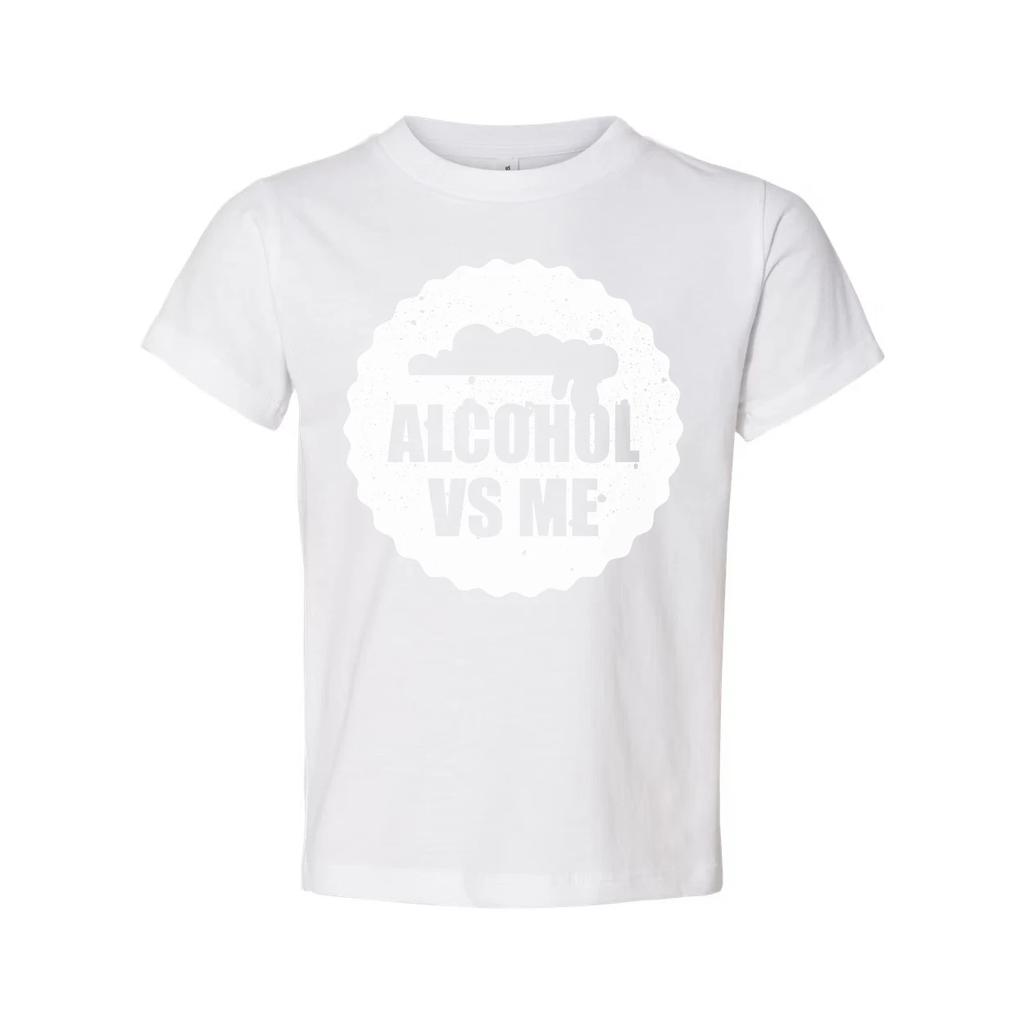 Alcohol Vs Me Graphic Tee Unisex Short Sleeve Shirt For Everyday Casual Wear And