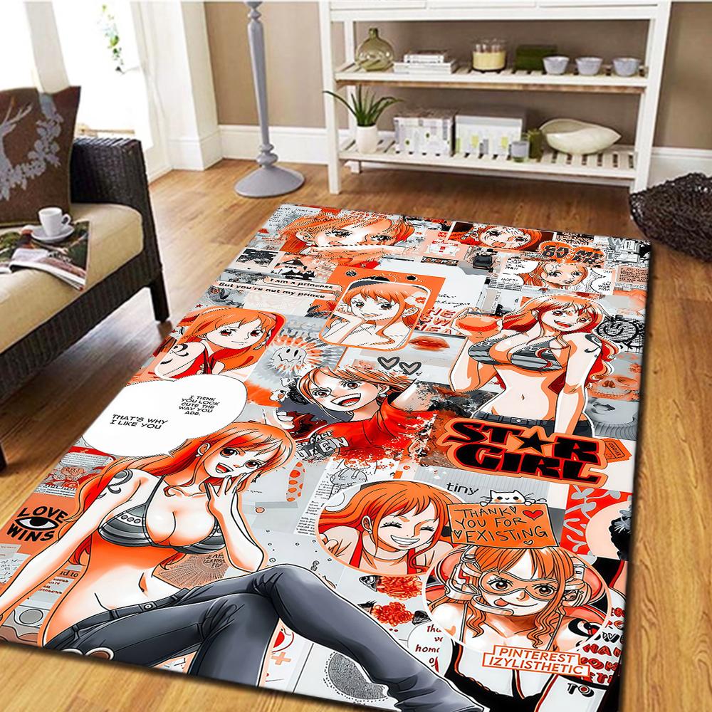 Nami Carpet for Living Room, Digital Print Floor Mat, Cool Movie Bedroom Rug, Home Decor Play Mat -HYQ32