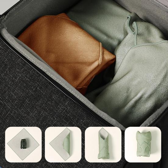 Self Adhesive Makeup Bag Portable Protective Cosmetic Pouch Smooth Wear Resistant Multipurpose Camera Lens Wrap Travel Organizer