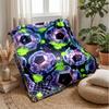 Galactic Soccer Balls 1 Theme blanket Lightweight Warm Flannel Blanket Decorative Throw Blanket for Home Decoration