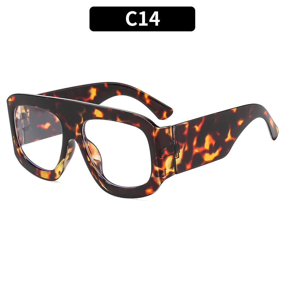 New large frame square versatile fashion trend sunglasses personalized street sunglasses UV protection