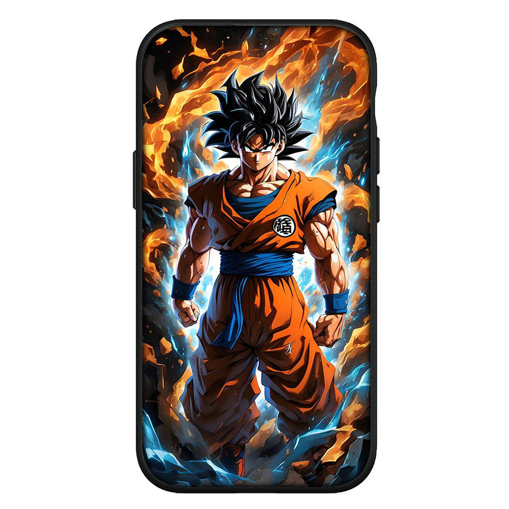 Для iPhone 16 15 Xiaomi Redmi Note 14 13 12 11 Pro Max 16e Samsung Galaxy S25 S24 S23 Moto OPPO Huawei Dragon Ball DragonBall Goku Мультяшный Чехол для телефона