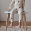 Korean Autumn Pajamas for Girls: Long-Sleeve Baby and Toddler Sleepwear Set