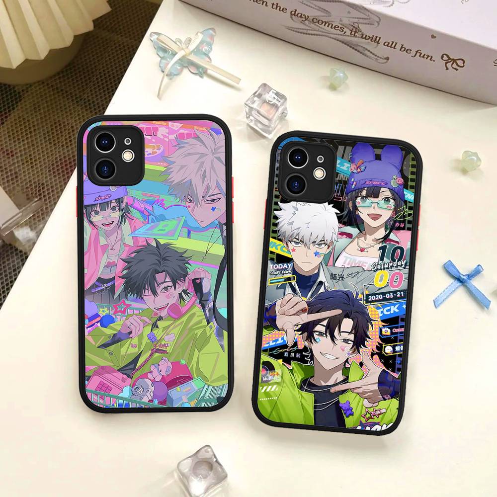 Популярный аниме чехол L-Link-Click для iPhone 16 15 14 Plus 15 13 12 11 Pro Max X XS MAX Матовый чехол