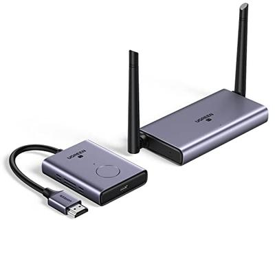 UGREEN Набор беспроводного HDMI-передатчика и приемника [Сертификация по японским техническим стандартам] Беспроводной HDMI-передатчик, не требует настройки, без Wi-Fi