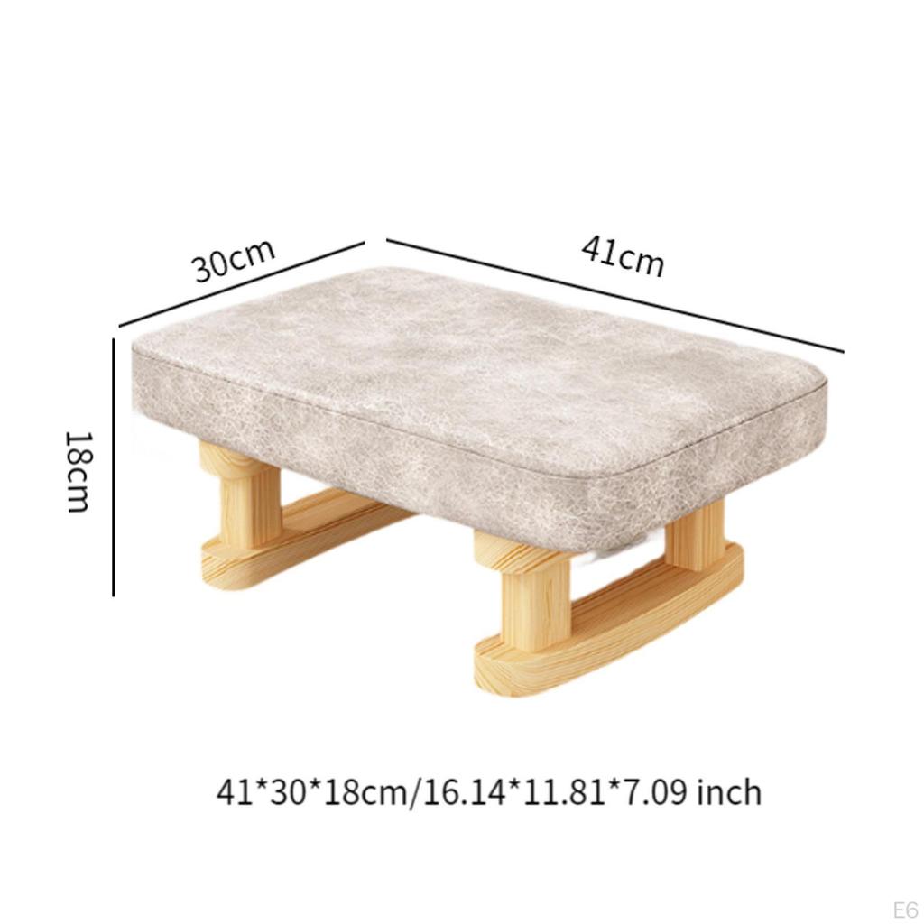 Эргономичная деревянная подставка для ног для комфорта в домашнем офисе