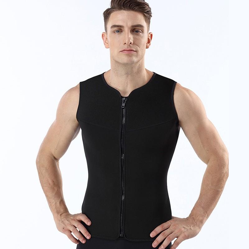 3mm Neoprene Sleeveless Wetsuit Vest Diving Snorkeling Surfing Water Sports Men Adult Thermal Protection
