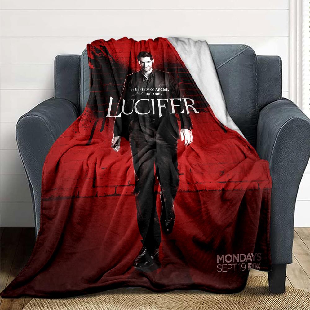 Lucifer'S Dark Journey Blanket Soft Throw Blanket For Home Bedroom Bed Sofa Travel Office Solid Christmas Blanket