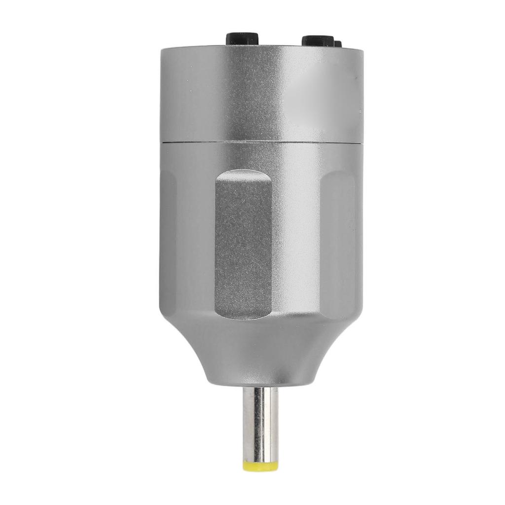 Беспроводной блок питания для тату DC-интерфейс Емкость 1300 мАч Светодиодный экран Батарея для тату-машинки Серебристый