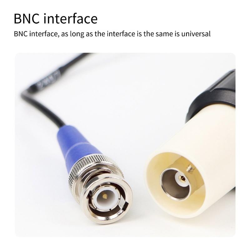 0-14pH Electrode Probes BNC Connector Cable for 0-14pH Meter Monitors Controllers Test Sensors Replace for Aquariums