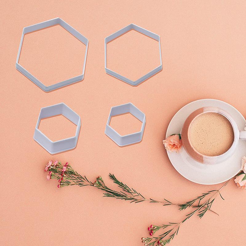 4 шт. Формочки для печенья в виде футбольного мяча, пластиковые, с рисунком, для печенья, торта, резак для торта, формочка для печенья, резак для кубиков сахара, для кухни, для выпечки