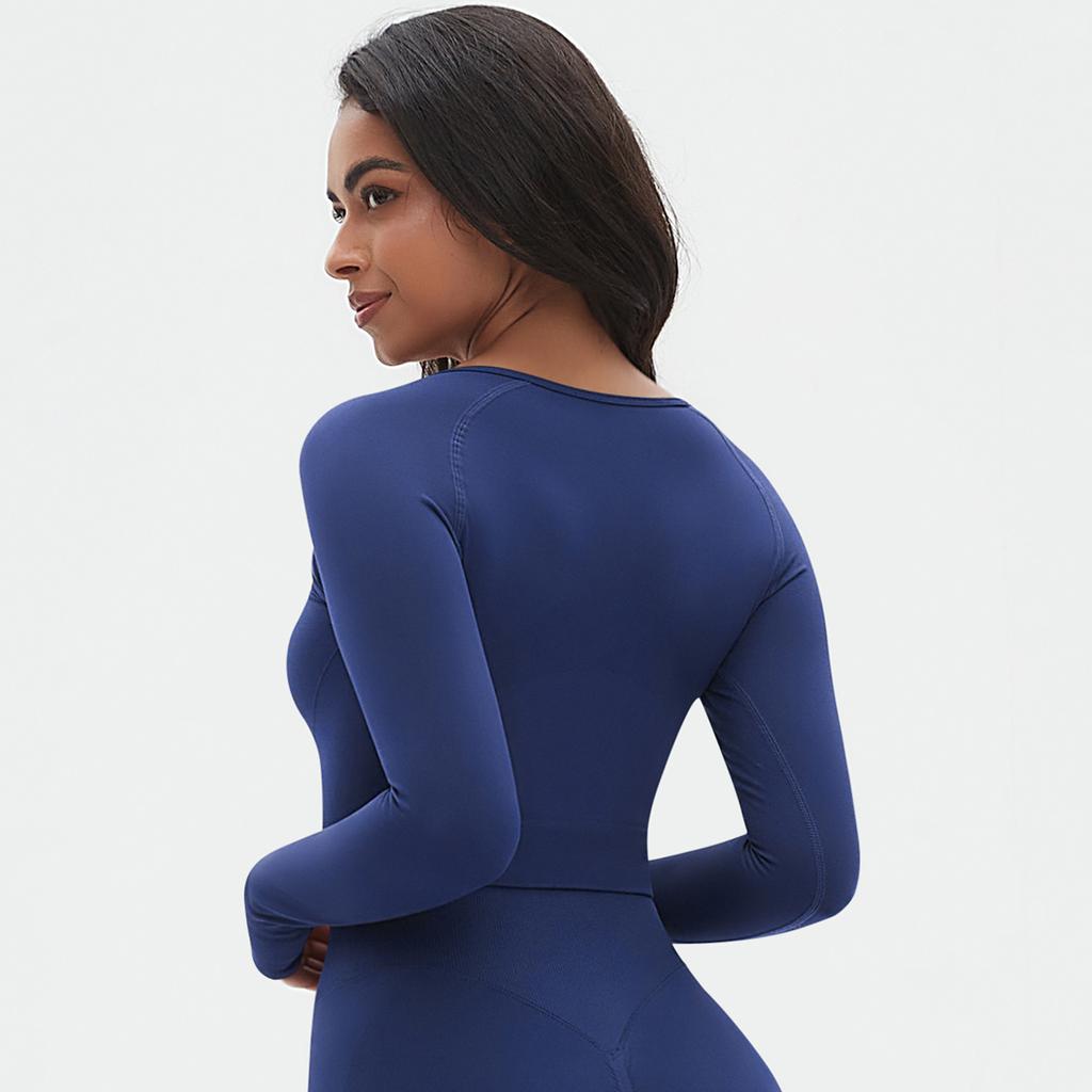 Auroth женские рубашки для йоги, фитнеса, бега, с длинным рукавом и отверстием для большого пальца, трикотажные дышащие спортивные топы для бега в спортзале