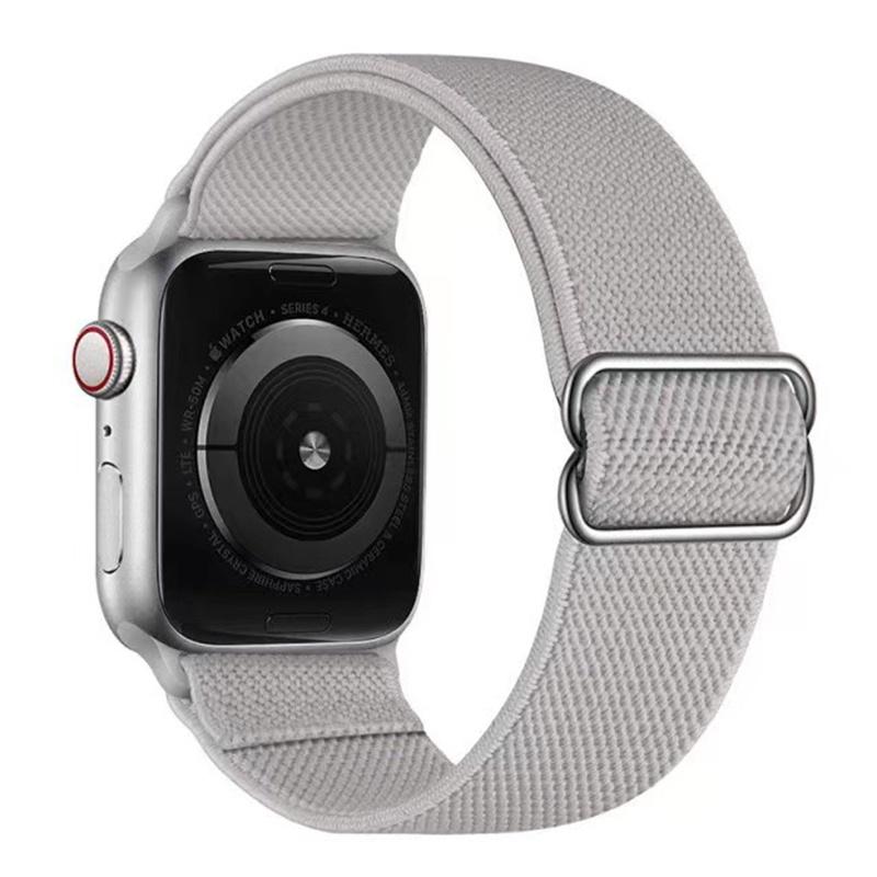 Stretchy Solo Loop Bands for Apple Watch Band 38/40/41/42/44/45/49mm Nylon Bracelet for iWatch Series 9 8 7 6 5 4 Se Ultra 2
